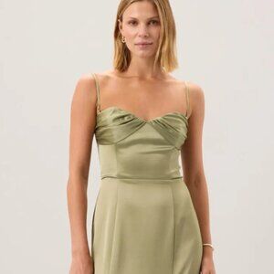 Reformation Hensley Silk Dress Size8 MSRP $298